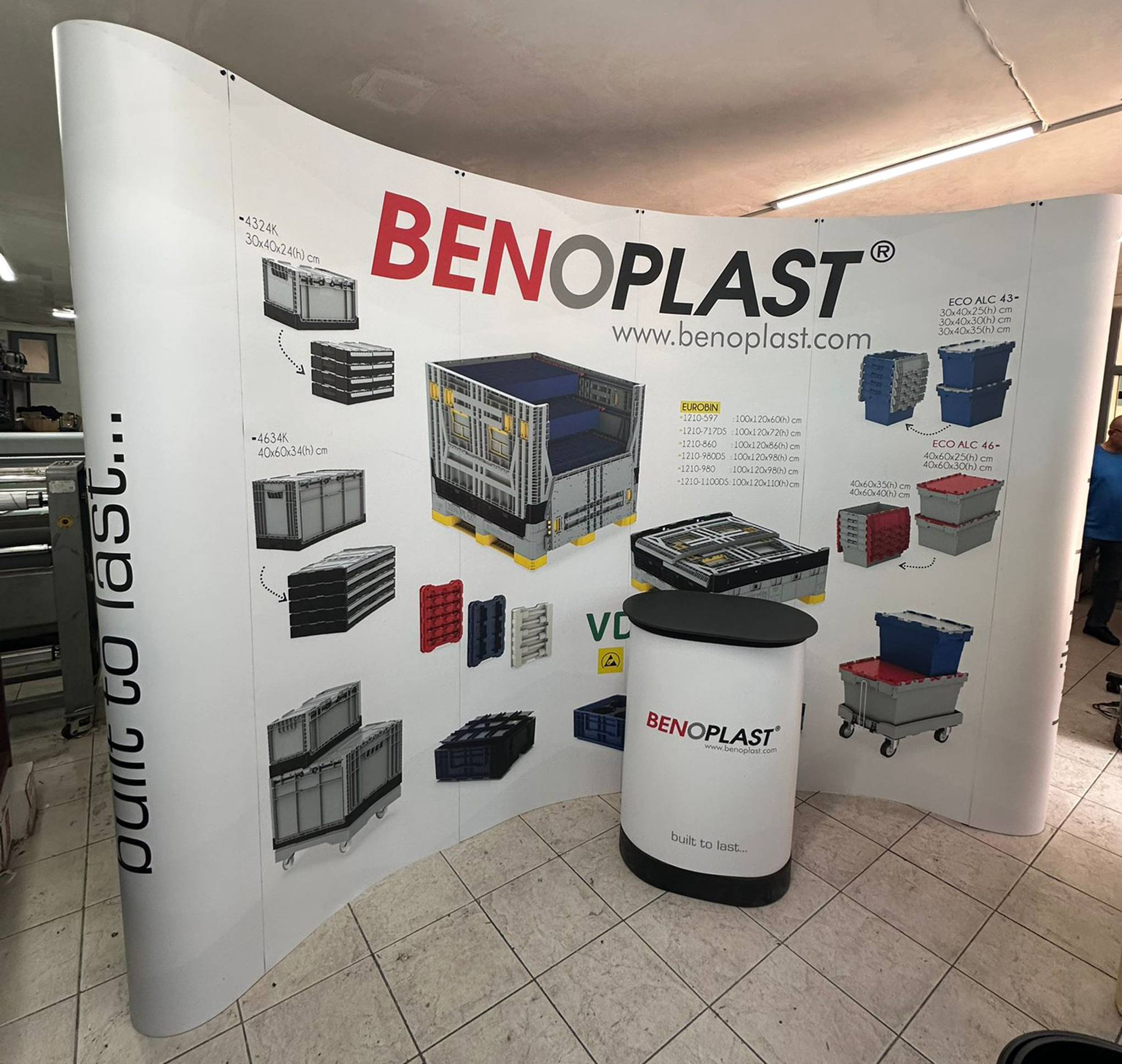 Örümcek Stand Oval 4 Panel 3×4